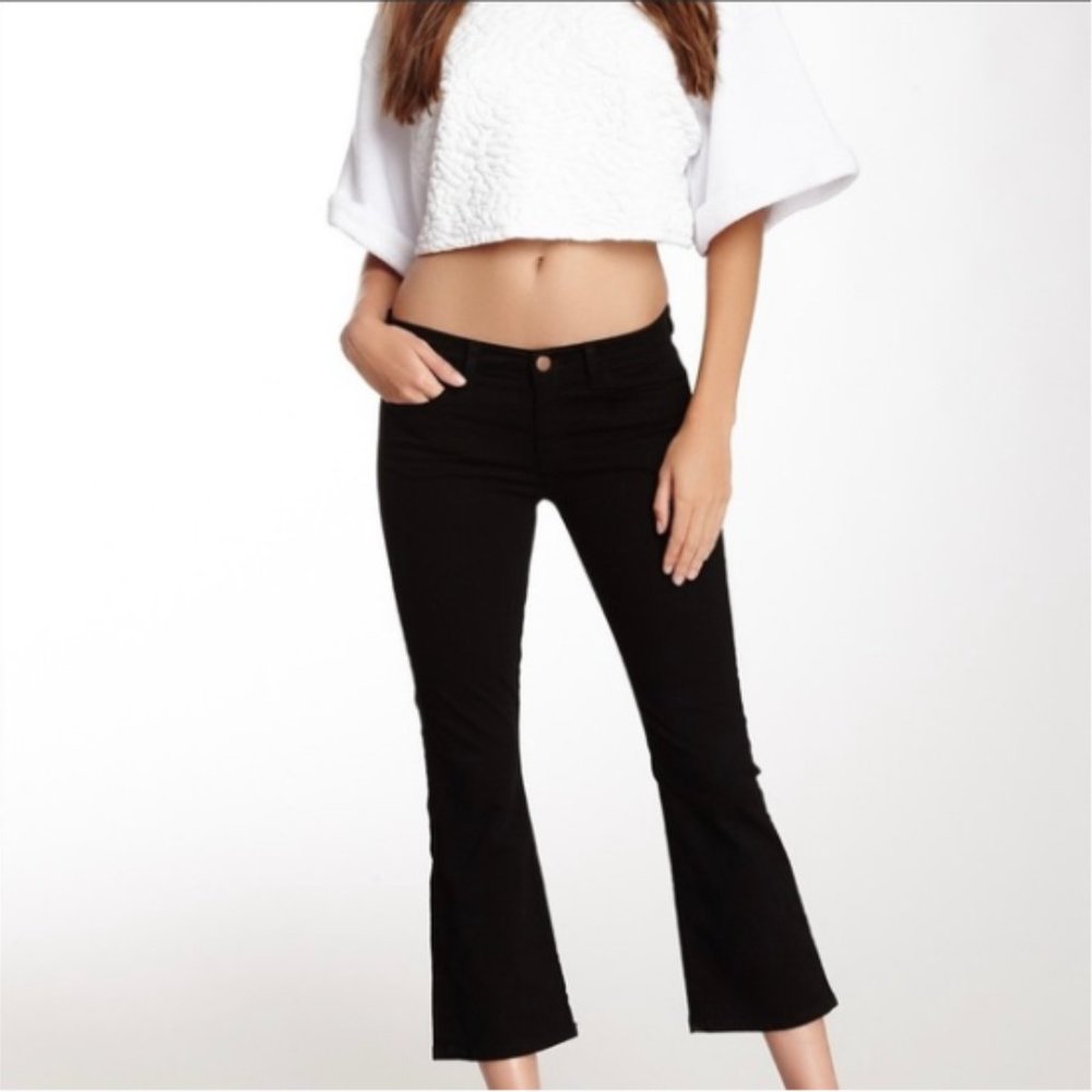 J BRAND Gigi Ankle Crop Black Jeans SIZE 27